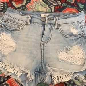 jean shorts